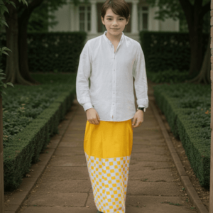 Yellow-sarong-kids
